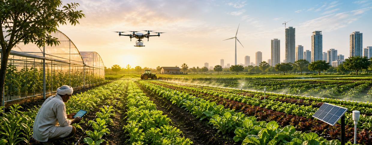 Future of Agriculture in Dholera | Smart Farming Growth