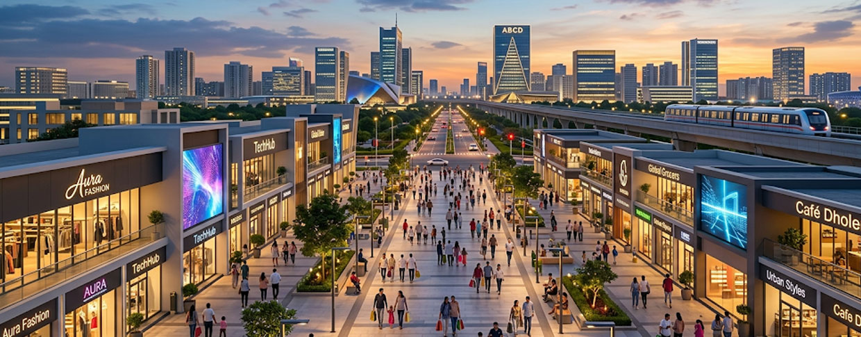 Retail market in Dholera: Opportunities in Smart City