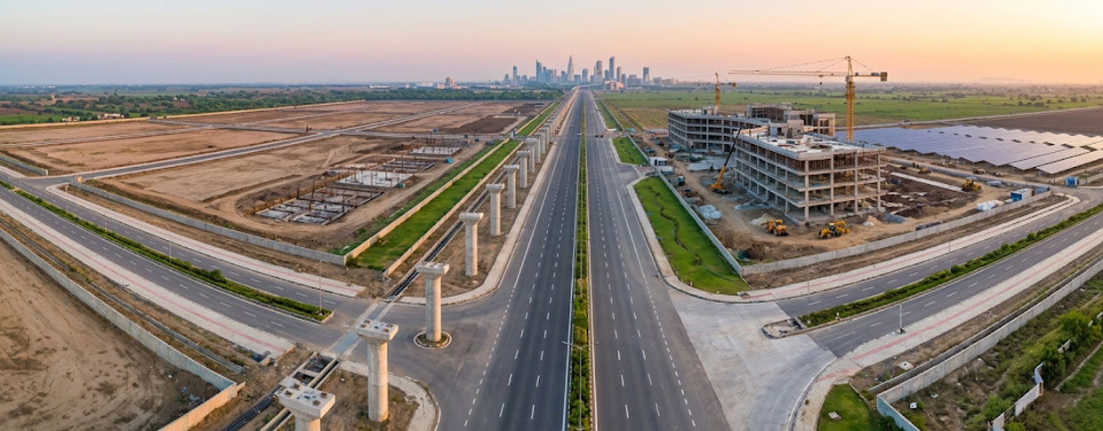 Retail market in Dholera