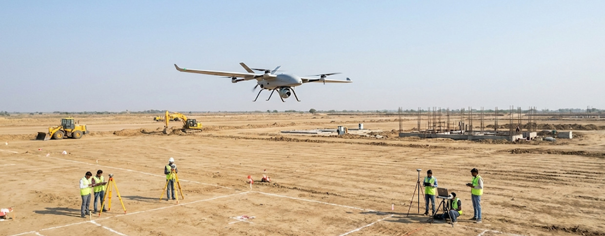 drones in Dholera