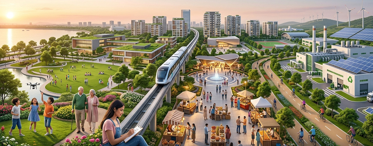 social impact of the Dholera smart city