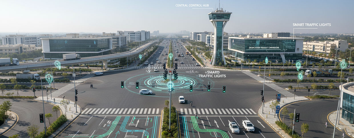 Smart Traffic Management in Dholera
