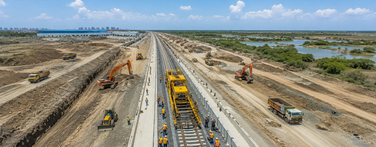 Dholera railway project