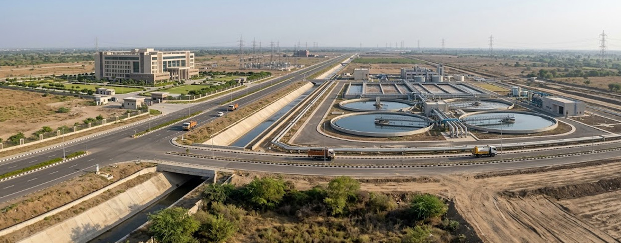 Dholera plot infrastructure