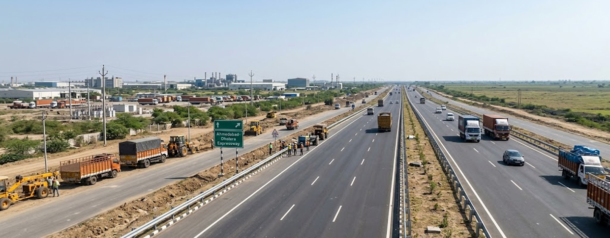 Dholera plot infrastructure